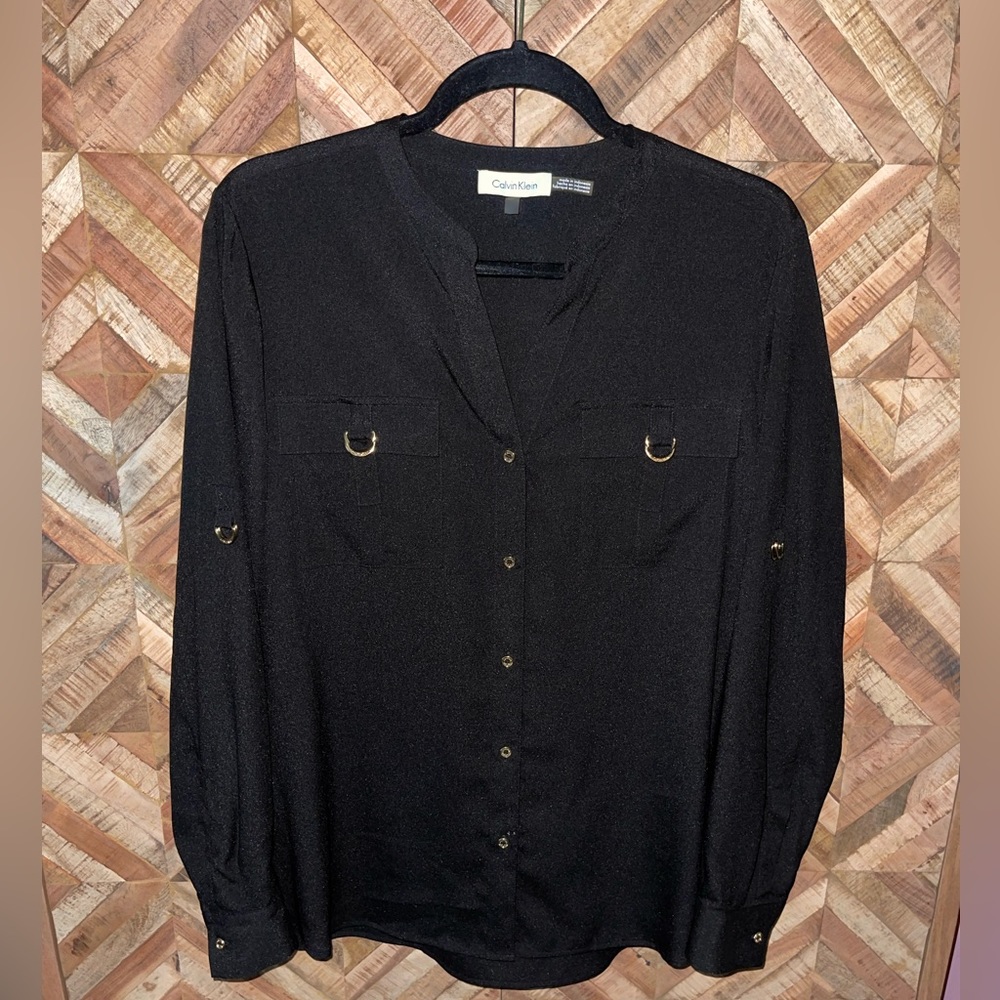 Calvin Klein Button Down Long Sleeve Shirt